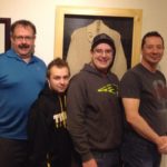 2018 MEN'S CLUB CURLER CHAMPIONS - Skip: Joe Baker, Third: Stefano Sokolic, Second: Matt Brophy, Lead: Andrew Buchanan