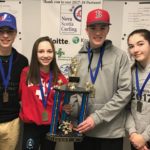 2018 UNDER 16 MIXED CHAMPIONS - Skip: Nick Mosher, Third: Marin Callaghan, Second: Sean Beland, Lead: Abigael Penney