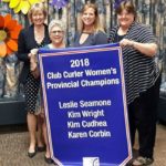 2018 WOMEN'S CLUB CURLER CHAMPIONS: Skip: Leslie Seamone, Third: Kim Wright, Second: Kim Cubhea, Lead: Karen Corbin